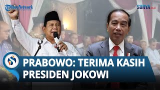 [FULL] Pidato Kemenangan Prabowo Seusai Menang Pilpres 2024: Terima Kasih pada Presiden Jokowi
