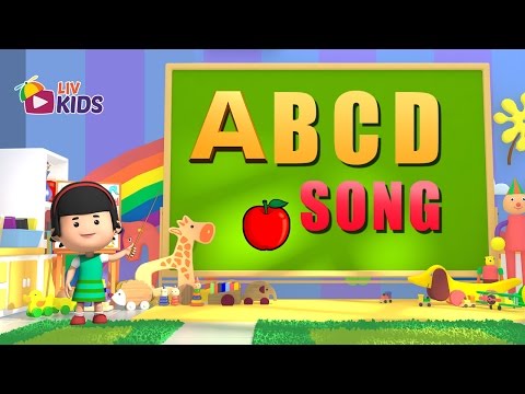 ABCD Alphabet Song with Lyrics | LIV Kids Nursery Rhymes and Songs | HD