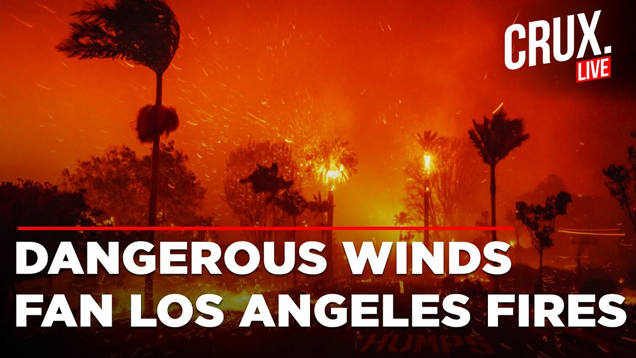 California Wildfire Live | Palisades Fire And Eaton Fire Not Contained | Los Angeles Fire LIVE | US