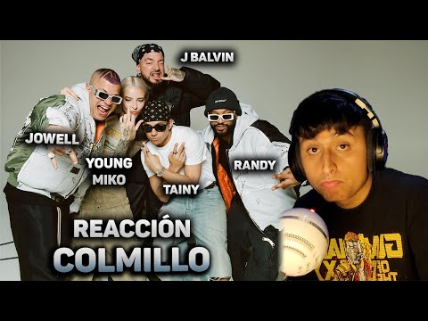 REACCIÓN A COLMILLO - Tainy, J Balvin, Young Miko, Jowell & Randy (Music Video)