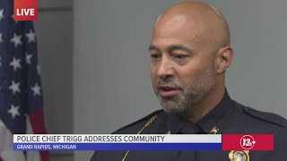 Joseph Trigg announced as new Grand Rapids police chief