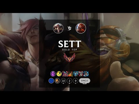 Sett Top vs Gragas - EUW Grandmaster Patch 12.13