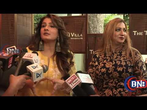 RAVEENA TODON INAUGURATES MEHJABEEN SURA KHANTHAI VILLA SPA 2017