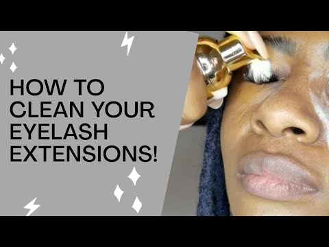 How to wash your eyelash extensions | MIMIBEAUTYSTUDIO