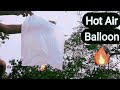 How To Make Sky Lantern With Carrybag🔥|| Hot Air Balloon