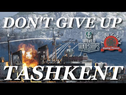 Don't Give Up! Tashkent Tier 9 Russian DD Ranked Silver Neighbors North Spawn World of Warships