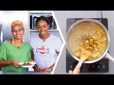 How To Make Trini Curry Conch | Foodie Nation x Trini Food Designer - Arlene