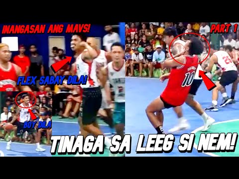 "TINAGA KA?!" NAG FLEX SABAY DILA! PURO UNSPORTSMANLIKE FOUL ANG LARO NA TO! PART 1