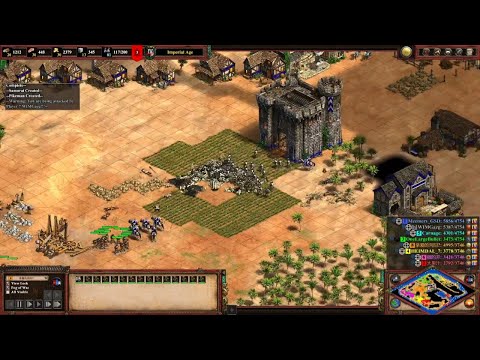 No TC, No Mercy! | 4v4 Random Nomad Mayhem | AoE2: DE 🔥