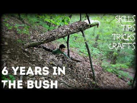 Bushcraft Skills , Crafts , Tips & Tricks - 6 Years in the Bush - HD Video