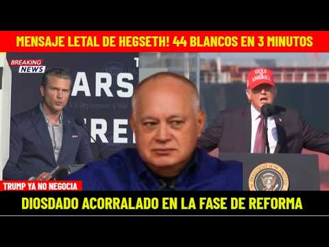 44 BLANCOS EN 3 MINUTOS! EL MENSAJE QUE ACORRALA A DIOSDADO EN LA FASE DE REFORMA