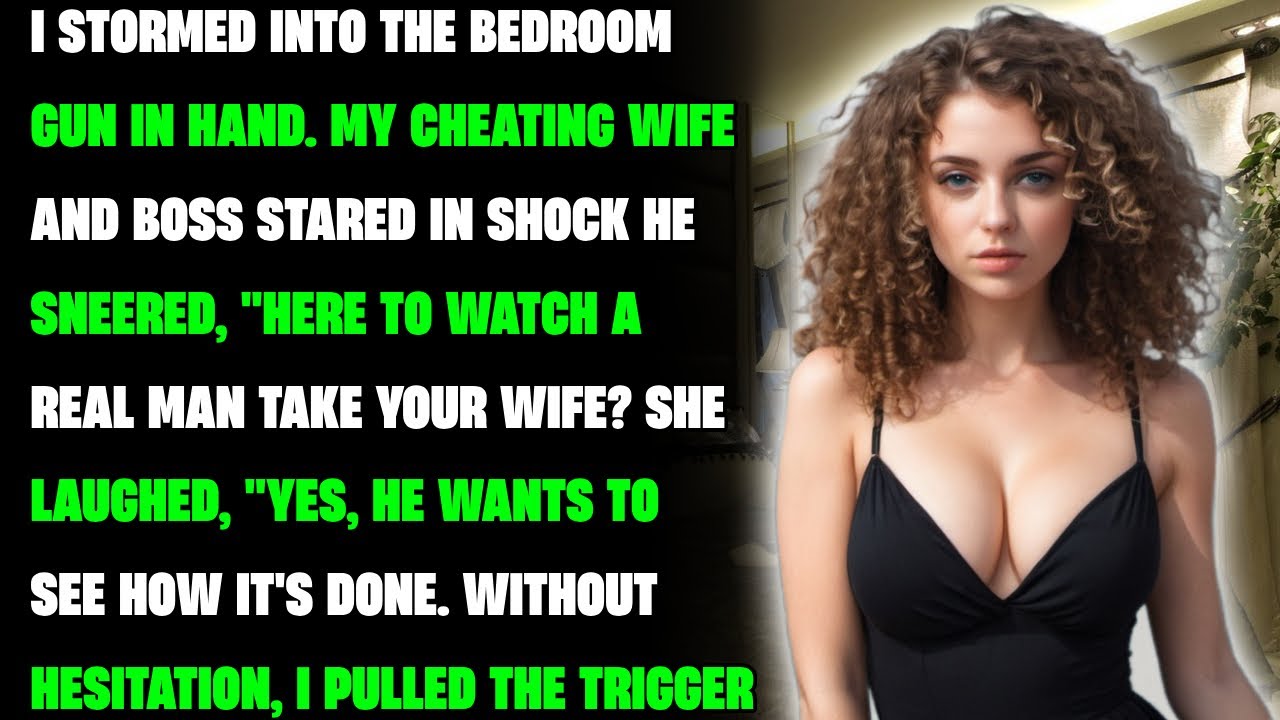 I BARGED INTO THE BEDROOM, POINTING MY WEAPON AT MY UNFAITHFUL WIFE AND HER PARTNER...