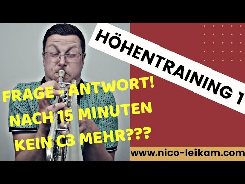 Nach 15 MINUTEN kein c3 mehr | Höhentraining auf der Trompete | Tipps für das Trompetentraining |