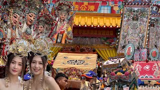 屏東超狂廟會 陣頭擠爆小村莊 威靈宮四大仙姑 陣頭落落長～屏東頭前溪鎮溪宮甲辰正科迎王平安祭典千歲爺暨觀音佛祖平安遶境