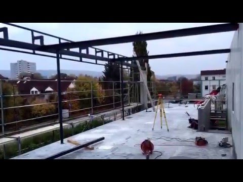 Die neue Halle entsteht