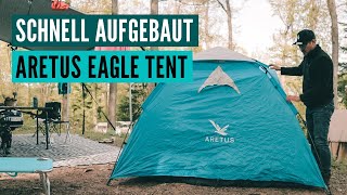 4 Personen Zelt schnell aufgebaut - Ich stelle euch das ARETUS Eagle Tent vor (58)