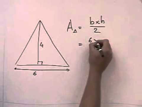 comment trouver aire d'un triangle