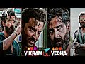 Vikram Vedha Trailer Status Full Screen 4k Hrithik Roshan Vikram Vedha