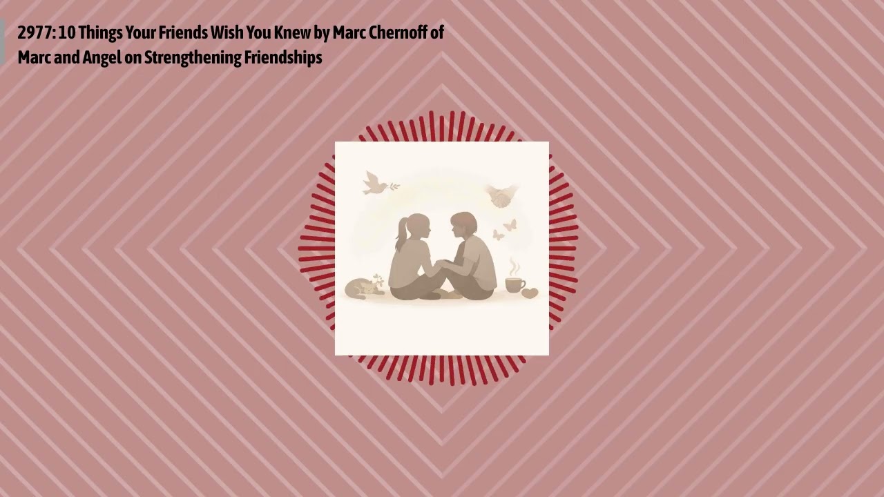2977: 10 Things Your Friends Wish You Knew by Marc Chernoff of Marc and Angel on Strengthening...