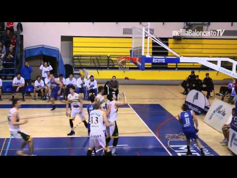 Resumen Club Melilla Baloncesto - Peñas Huesca (ORO 14/15 - J13)