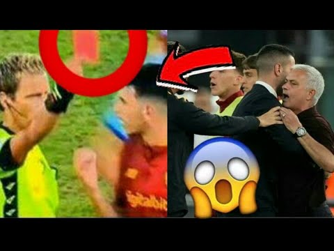Roma-Atalanta 0-1 | Mourinho received a red card after clashing with the referee over a penalty kick