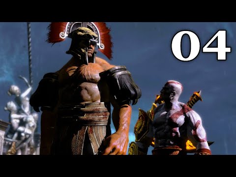 God of War 3 Remastered Gameplay Walkthrough - Part 4 - Hercules Boss Fight