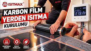 Karbon Film Yerden Isıtma Kurulumu | Parke ve Laminat Altı – ISITMAX