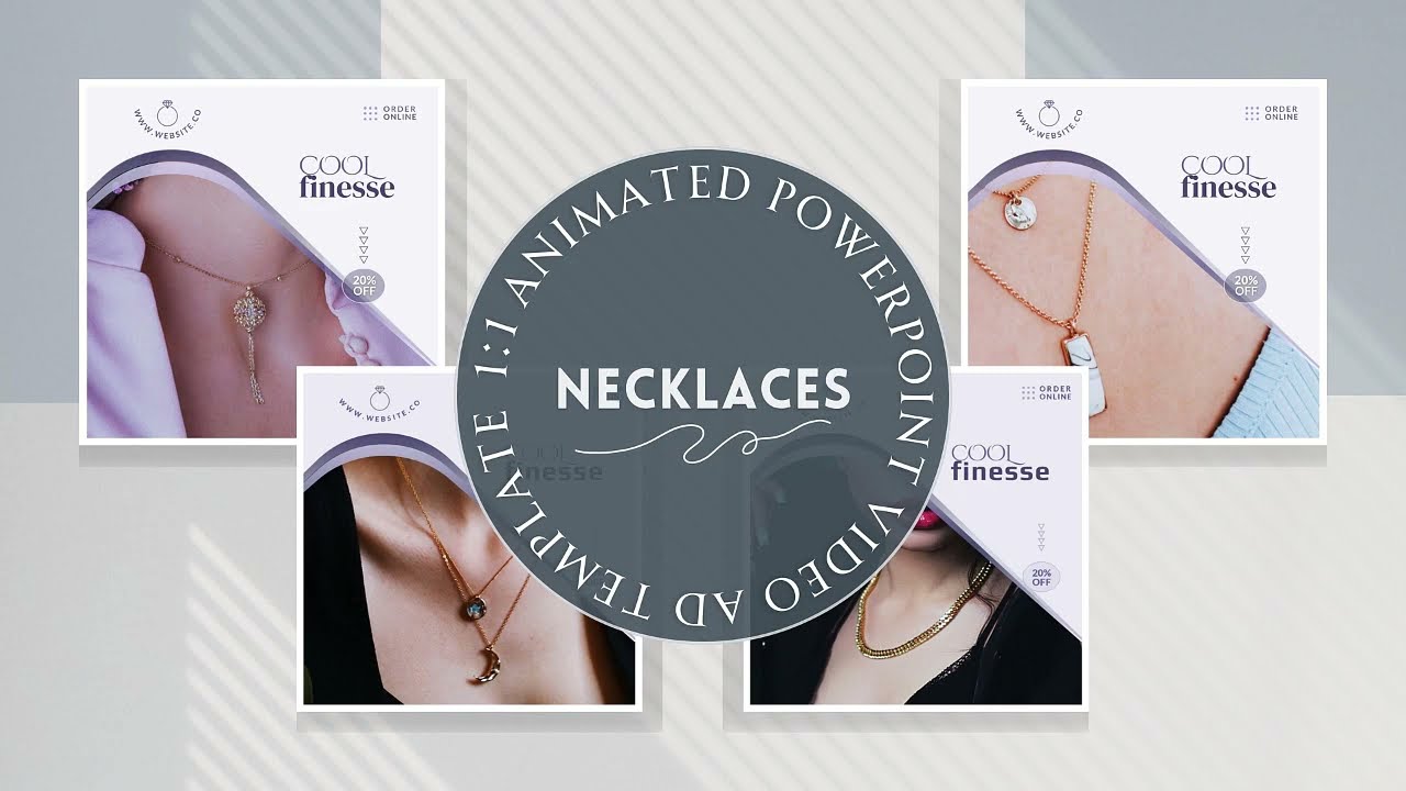 Bespoke PowerPoint Animated Jewellery Video Ad Template