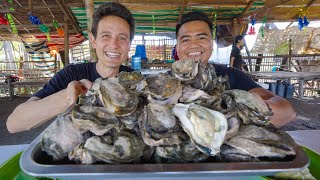 Philippines OYSTER MOUNTAIN!! Best Filipino Food + Fresh Eels in Cebu!!
