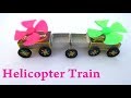 DIY How To Make Match Box Helicopter Train Toy Easy Science Project For Kids