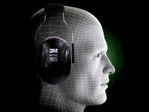 3M Peltor Optime 105 H10A Over-the-Head Earmuffs  Maximum Noise Reduction Hearing Protection
