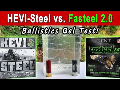 HEVI Steel vs. Kent Fasteel | Ballistics Gel \u0026 Pattern Test