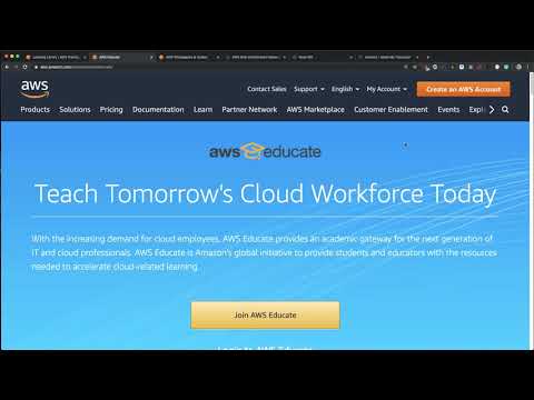 AWS Resources available to students and teachers!