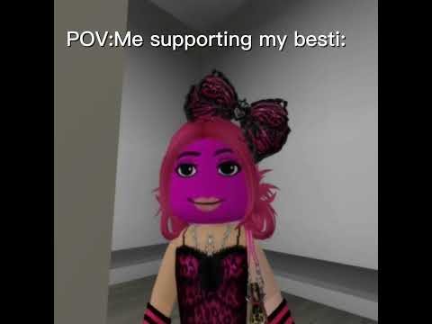 ALWAYS SUPPORT YOUR BESTI #roblox #rblx #robloxmemes #memes #diva