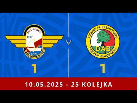 SKRÓT: Pogoń Łapy - Dąb Dąbrowa Białostocka 1:1 (0:0)