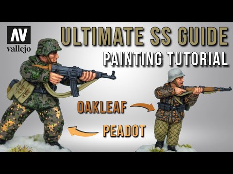 Ultimate Vallejo German SS Uniform Painting Guide | Oakleaf, Peadot | 28mm Miniatures