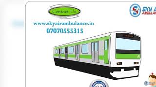Take Low Budget Train Ambulance Service in Kolkata