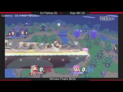 KSL 13 | Winner's Finals | DJ Fliphop (Diddy Kong) vs Dojo~BC (Villager)