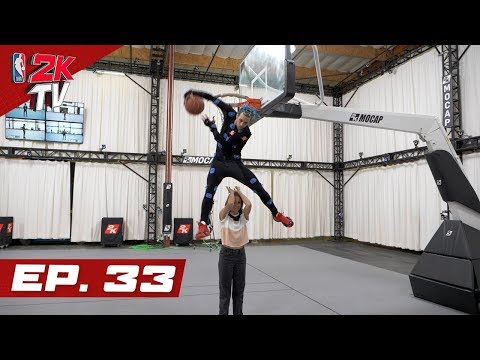 Jordan Kilganon rocks the rim at 2K Mocap - NBA 2KTV S4. Ep.33