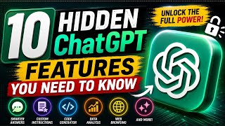 10 Hidden ChatGPT Features You Need to Know (2026) | Boost Your Productivity with AI