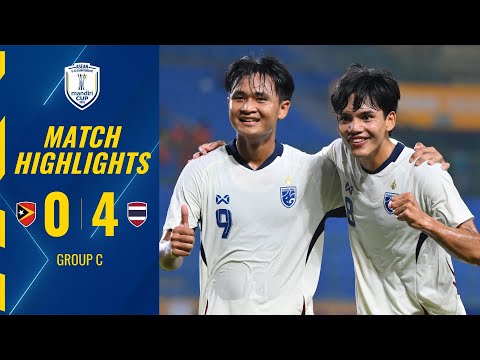 🇹🇱 TIMOR-LESTE 0-4 THAILAND 🇹🇭 | #MANDIRICUP2025 HIGHLIGHTS