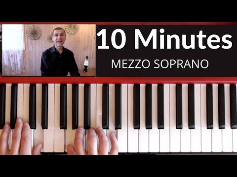 10 Minute Vocal Warm Up - Do This Before You Sing - Mezzo Soprano