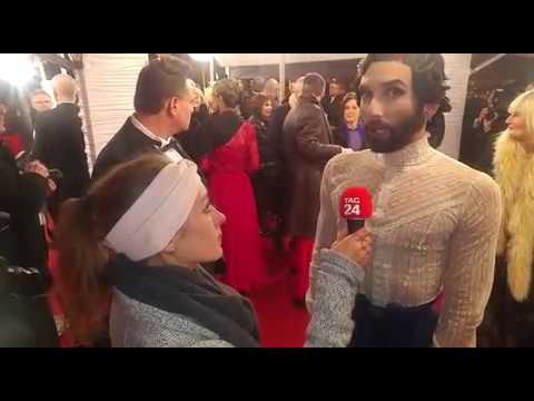 Conchita "Live vom roten Teppich!" TAG24 Interview 2, 3.2.2017