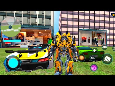 Optimus Prime Multiple Transformation - Jet Robot Car Game 2021 - New Update - Android Gameplay