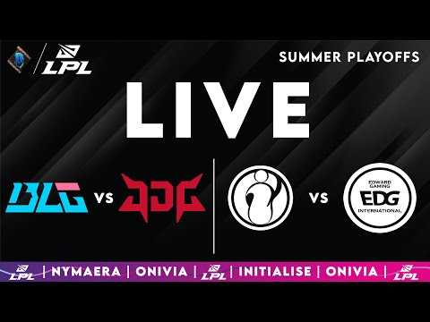 BLG vs JDG | IG vs EDG | LPL Playoffs 2025 Live Summer |  LPL English with Nymaera & Initialise
