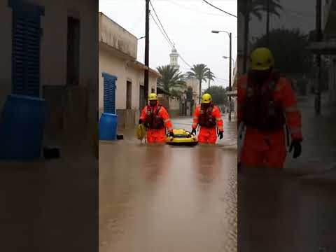 كانه تسونامي عاصفه هاري تجتاح السواحل التونسيه مخلفه اضرار كبيرة.