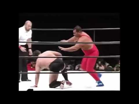 Gary Albright & Dan Severn vs Salman Hashimikov & Vladimir Berkovich (UWF International 12-5-93)