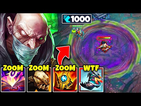 Singed but I move so fast it looks like I'm hacking (1000+ MOVEMENT SPEED)