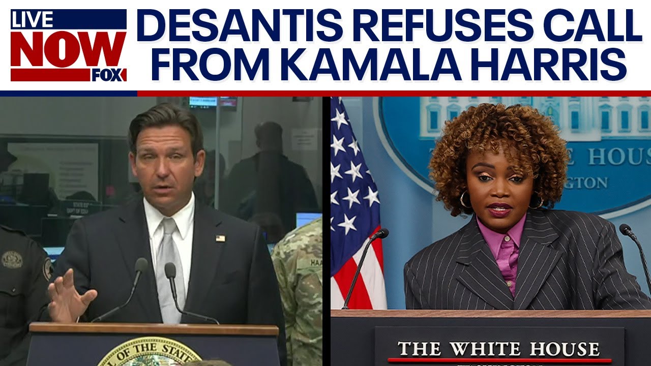 Hurricane Milton: Florida Gov. Ron DeSantis refuses call from VP Kamala Harris | LiveNOW from FOX