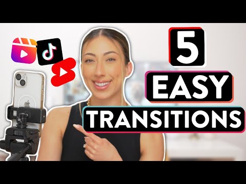 5 POPULAR TIKTOK TRANSITIONS | Transition Tutorial For Instagram Reels, TikTok & YouTube Shorts
